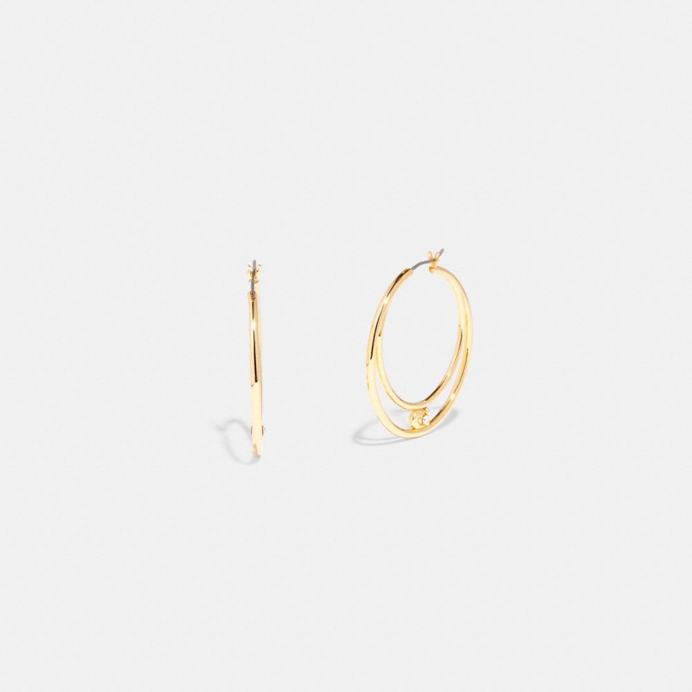 Signature Double Hoop Earrings