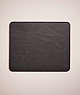 COACH®,REMADE MOUSE PAD,Leather,Black,Front View