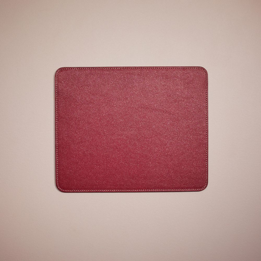 COACH®,Remade Mouse Pad,Leather,Mouse Pad,Stitching,,Front View