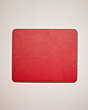COACH®,REMADE MOUSE PAD,Leather,Red,Front View