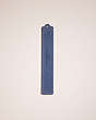 COACH®,REMADE BOOKMARK,Leather,Navy Blue,Front View