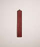COACH®,REMADE BOOKMARK,Leather,Wine,Front View