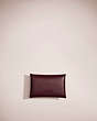 COACH®,REMADE SMALL POUCH,Leather,Wine,Back View