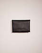 COACH®,REMADE MEDIUM POUCH,Pebble Leather,Black,Back View