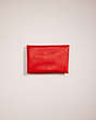 COACH®,REMADE MEDIUM POUCH,Pebble Leather,Red,Back View
