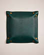 COACH®,REMADE VALET TRAY,Leather,Green,Back View