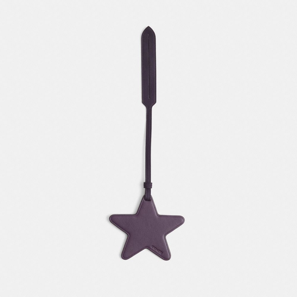 COACH®,Remade Star Bag Charm,Bag Charm,Casual,Purple,Front View