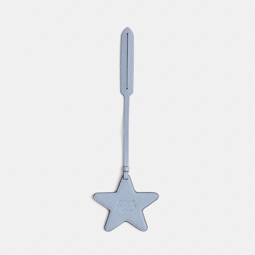 COACH®,Remade Star Bag Charm,Bag Charm,Casual,Blue,Back View