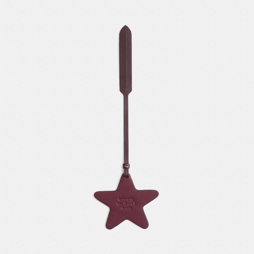 COACH®,Remade Star Bag Charm,Bag Charm,Casual,Purple,Back View