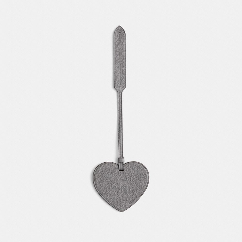 COACH®,Remade Heart Bag Charm,Bag Charm,Heart Embellishment,Casual,,Front View