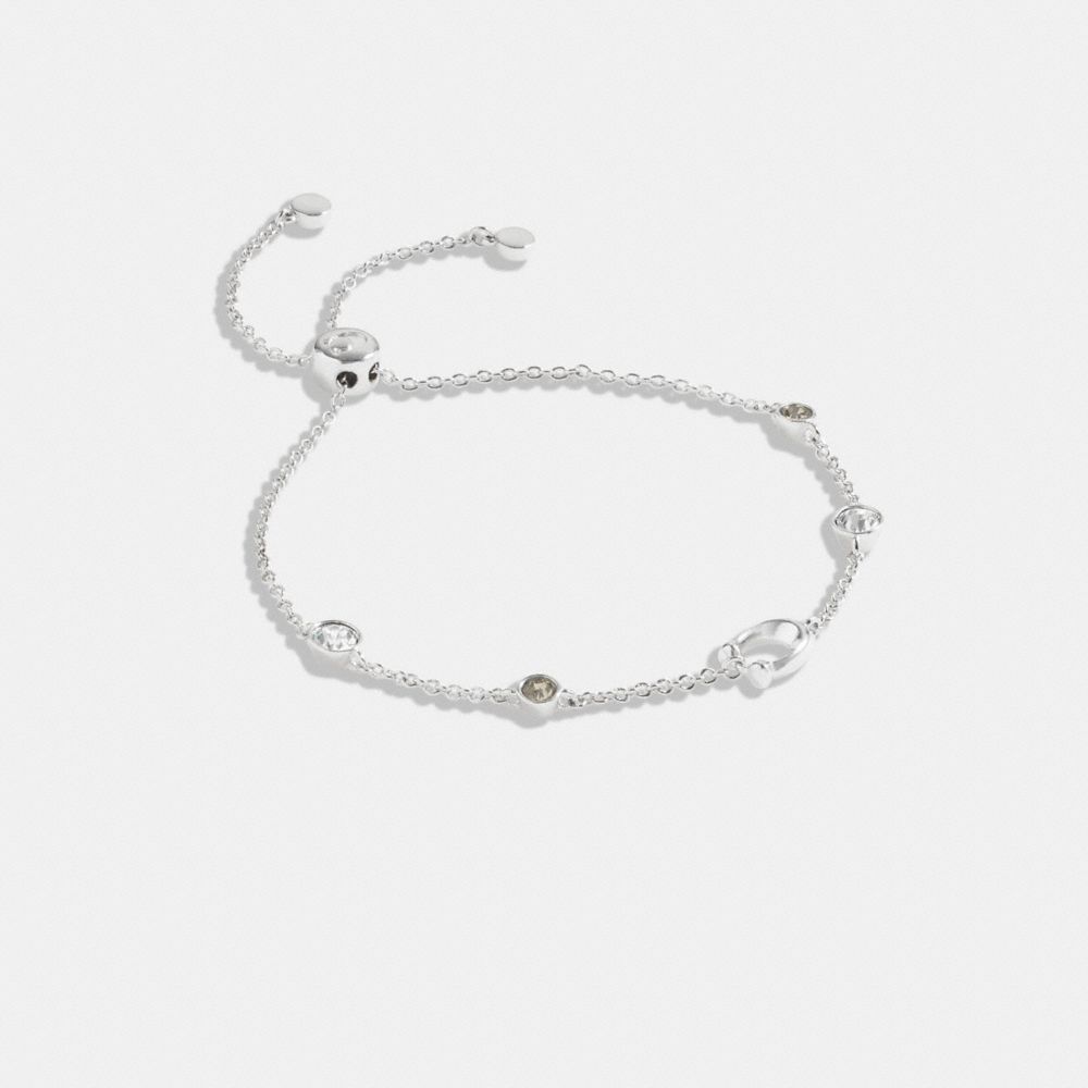 Signature Crystal Slider Bracelet