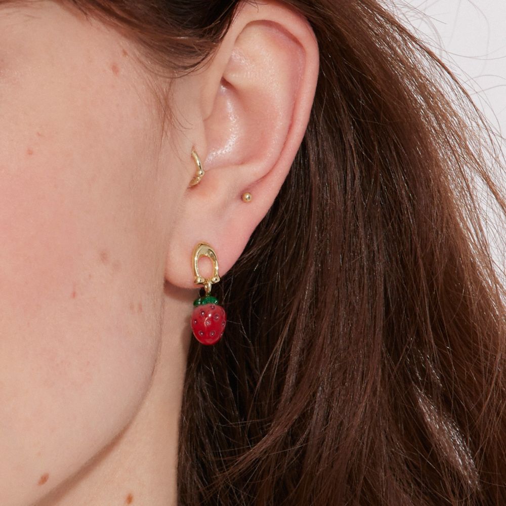 Strawberry Drop Earrings