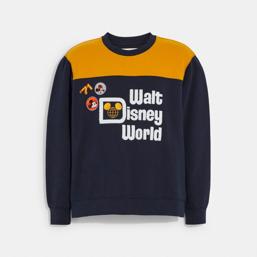 Yellow cheap disney sweatshirt