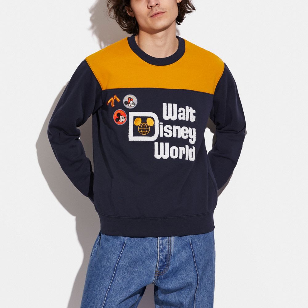 COACH®  Disney X Coach Walt Disney World Sweatshirt In Organic Cotton