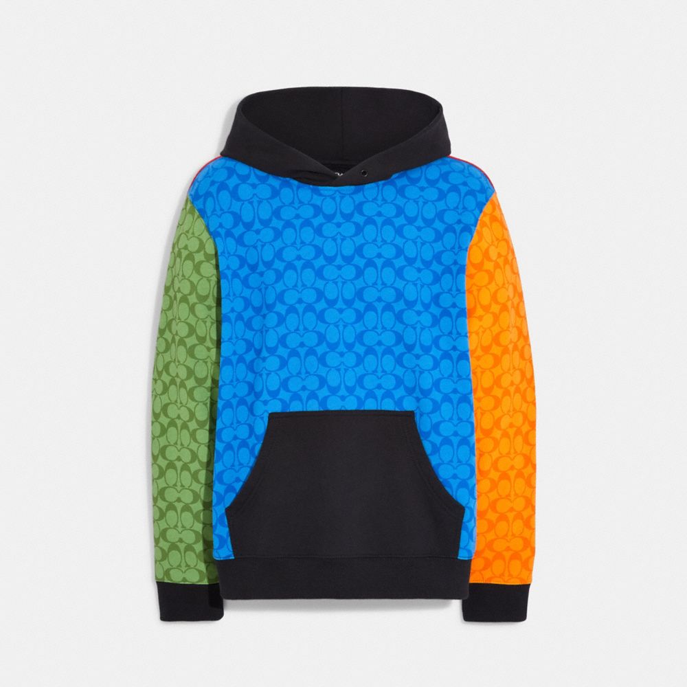 Colorblock Pullover Hoodie, Multicolour