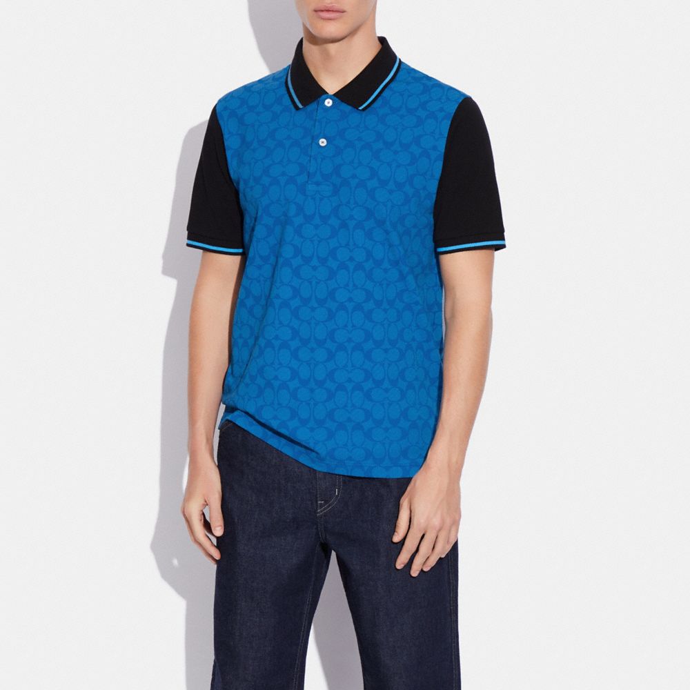 Colorblock Signature Polo