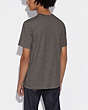 COACH®,HERITAGE SIGNATURE T-SHIRT,Heather Grey,Scale View