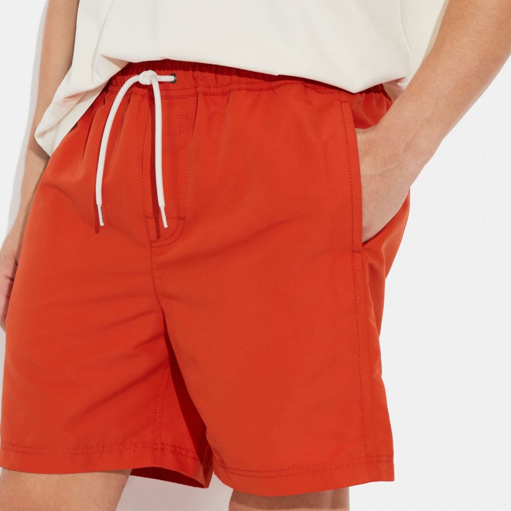 COACH®,Magic Print Signature Swim Trunks,,Detail View