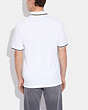 COACH®,POLO WITH SIGNATURE DETAILS,cotton,Bright White,Scale View