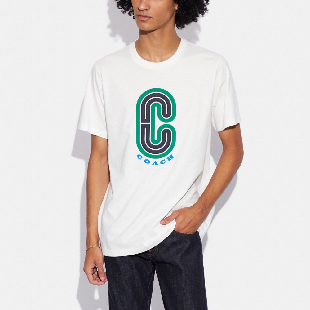 COACH®,Signature Retro T Shirt,,Scale View