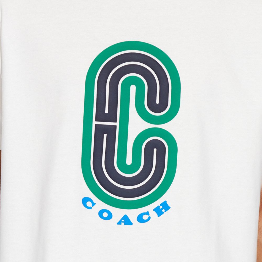 COACH®,Signature Retro T Shirt,,Detail View
