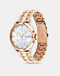 COACH®,ARDEN WATCH, 38MM,Metal,Rose Gold,Angle View