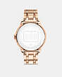 COACH®,ARDEN WATCH, 38MM,Metal,Rose Gold,Back View
