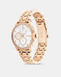 COACH®,MONTRE ARDEN, 38MM,Or Rose,Angle View
