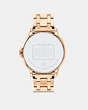 COACH®,ARDEN WATCH, 38MM,Rose Gold,Back View
