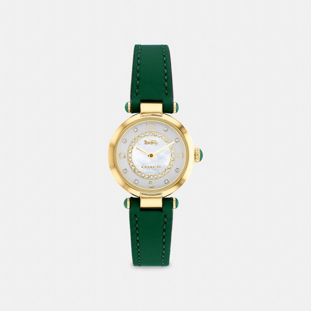 Coach green watch new arrivals