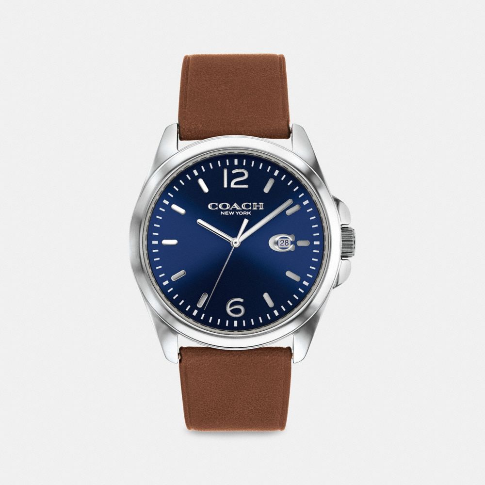 COACH®,グレイソン ウォッチ 41MM,腕時計,ｻﾄﾞﾙ