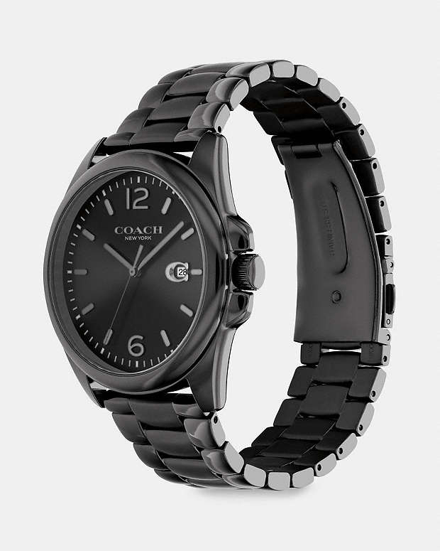 COACH グレイソン ウォッチ 41mm ブラック メンズ 腕時計