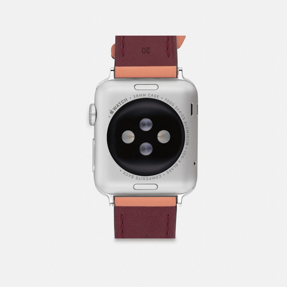 COACH®,APPLE WATCH® ストラップ・ティー ローズ・38MM,腕時計,