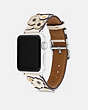 COACH®,APPLE WATCH® STRAP, 38MM AND 40MM,Leather,Chalk,Angle View
