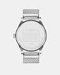 COACH®,BAXTER WATCH, 39MM,Stainless Steel,Stainless Steel,Back View