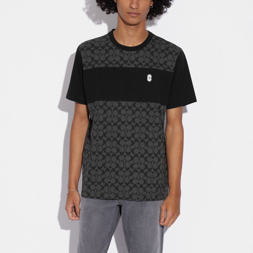 COACH®,Signature T Shirt,,Scale View