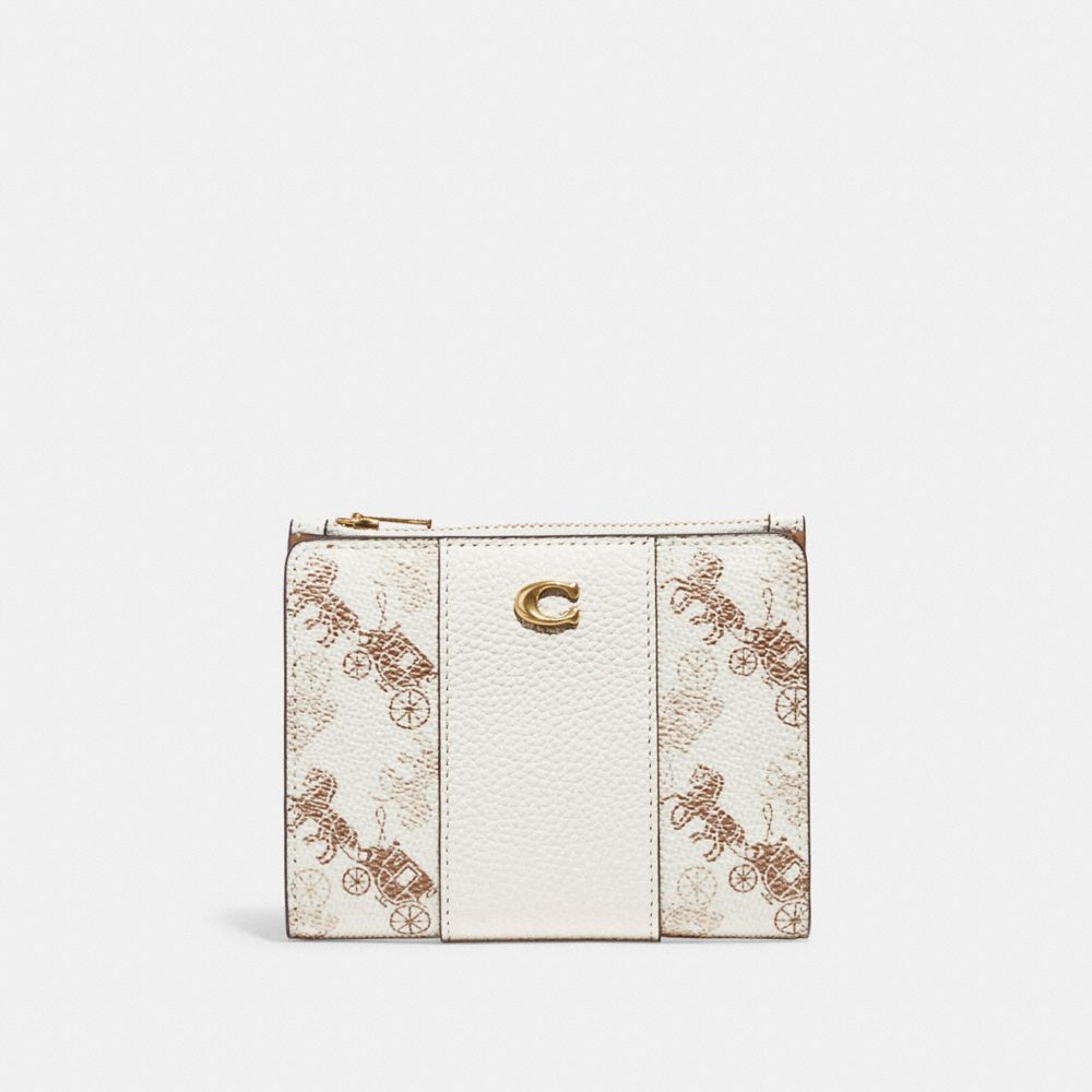 Coach☆バイフォールド スナップ ウォレット ミニ財布-