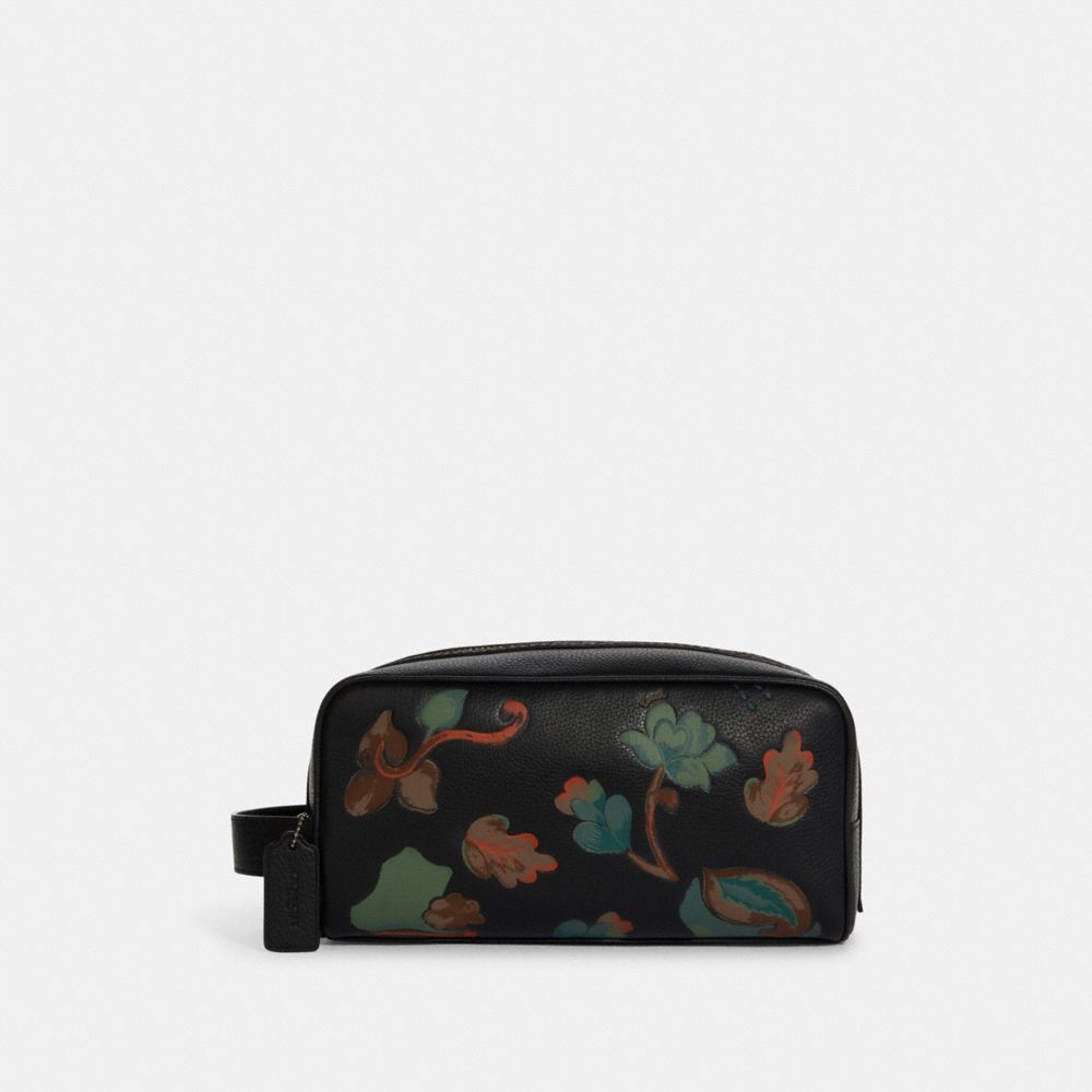 Large Travel Kit With Dreamy Leaves Print