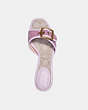 COACH®,MARGOT SANDAL,Leather,Violet,Inside View,Top View
