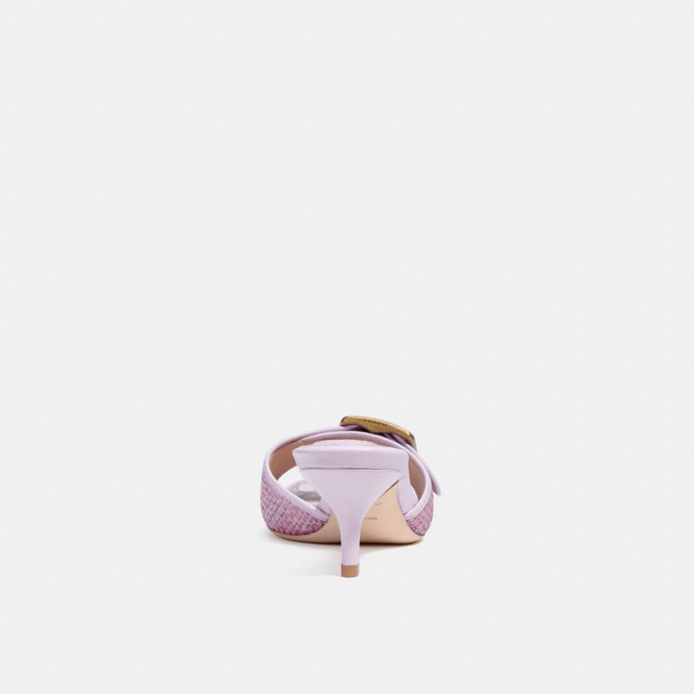 COACH®,SANDALE MARGOT,Cuir,VIOLET,Alternate View