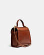 COACH®,VINTAGE REGINA BAG,Smooth Leather,Small,Brass/Tan,Angle View