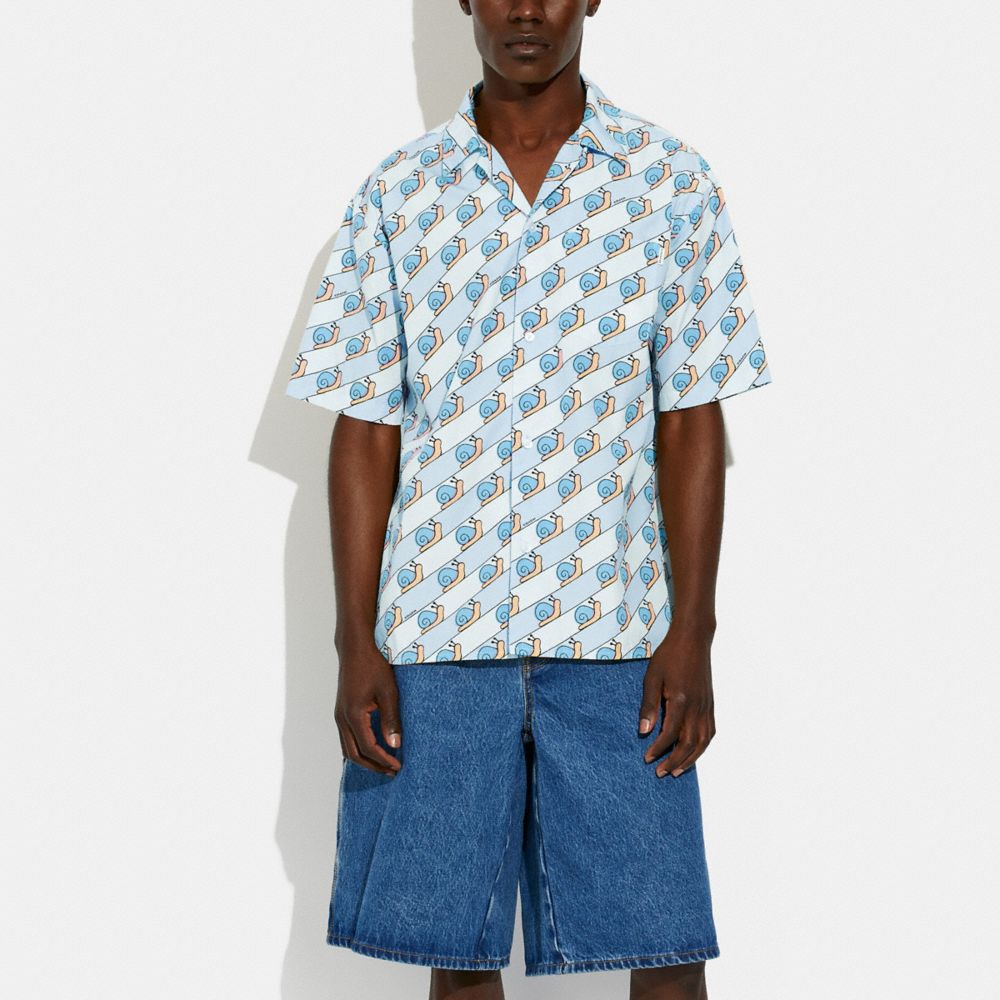 COACH®,スネイル キャンプ Tシャツ,