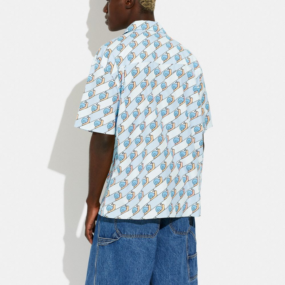 COACH®,スネイル キャンプ Tシャツ,