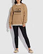COACH®,MADE IN NEW YORK SWEATSHIRT,wool,Camel,Scale View