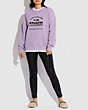 COACH®,MADE IN NEW YORK SWEATSHIRT,wool,Lilac,Scale View