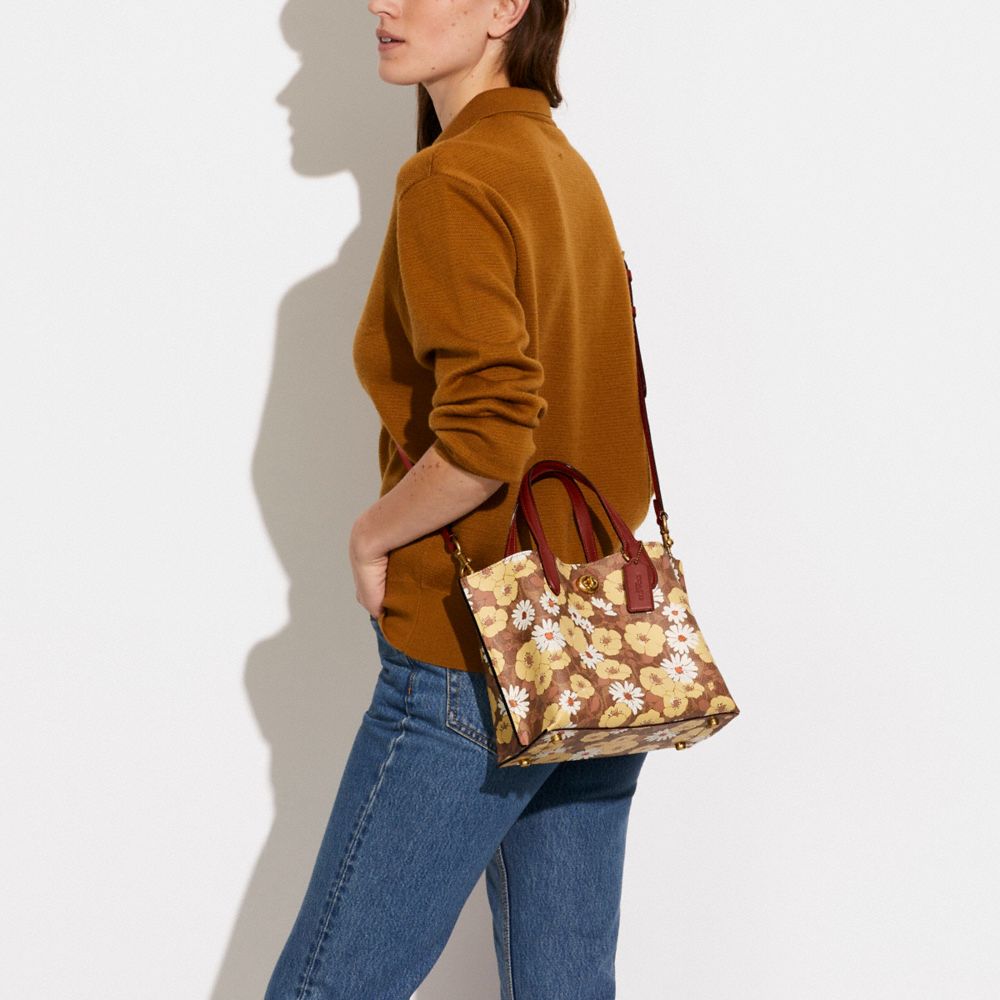 Cabas Willow 24 En Toile Signature à Imprimé Floral