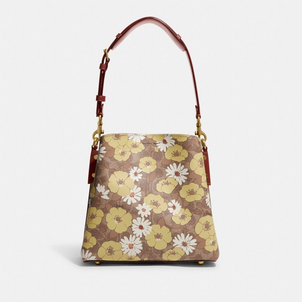 Sac seau Willow en toile signature à imprimé floral