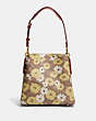 Willow Bucket Bag In Signature Canvas With Floral Print