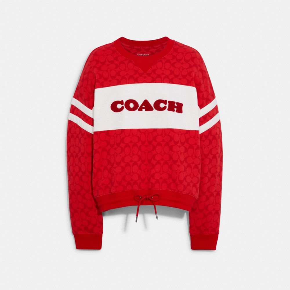 Coach sweatshirt best sale