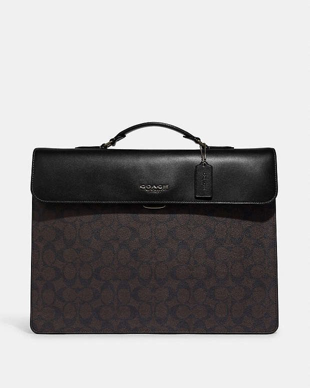 signature coach laptop bag